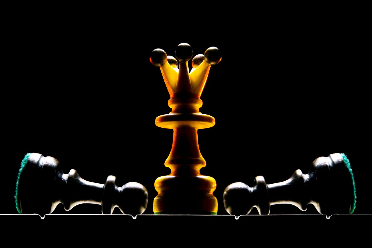 Chess pieces symbolizing local SEO strategy and competition